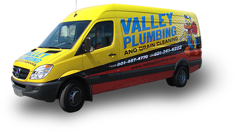 Vehicle advertising for Valley Plumbing