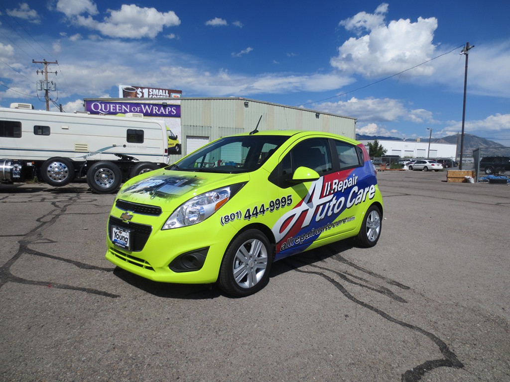 vinyl advertisement wrap