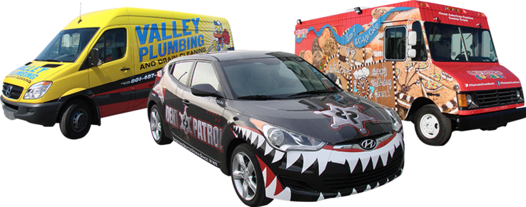 car wrap advertisement