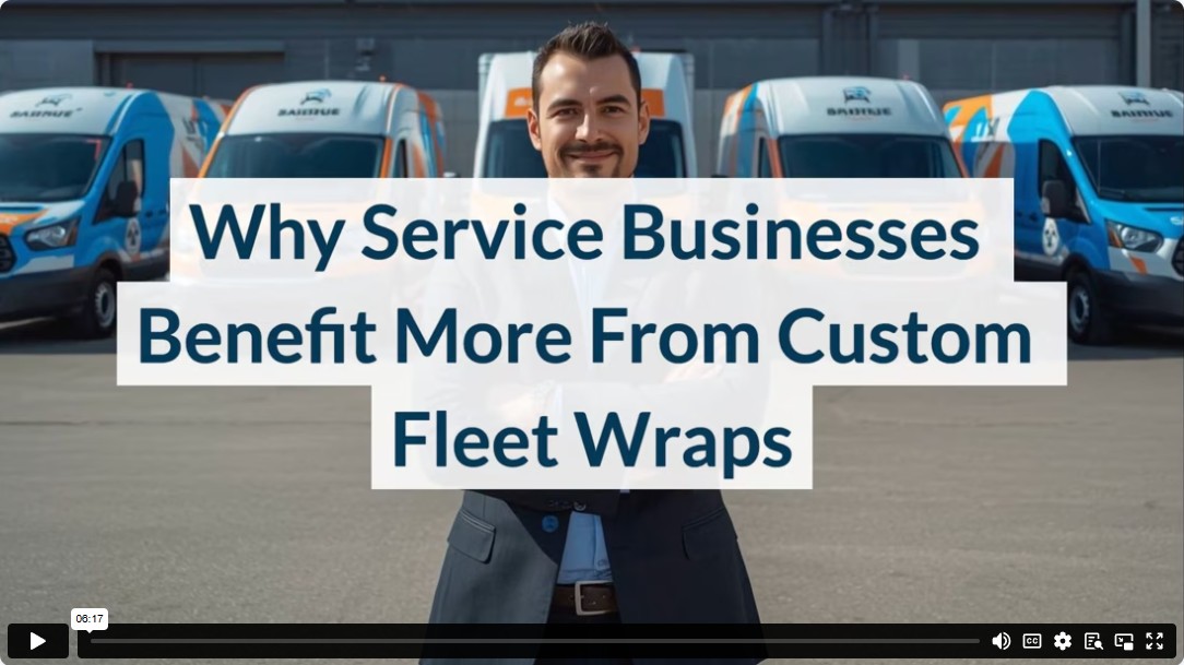 Why Service Businesses Benefit More From Custom Fleet Wraps