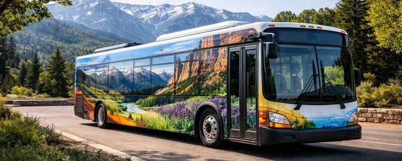 Design Your Bus Wraps to Align with Your Brand and Routes in Utah