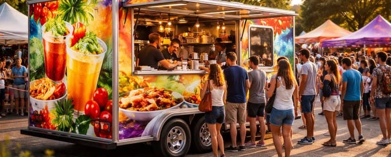 Why Concession Trailer Wraps Matter for First Impressions