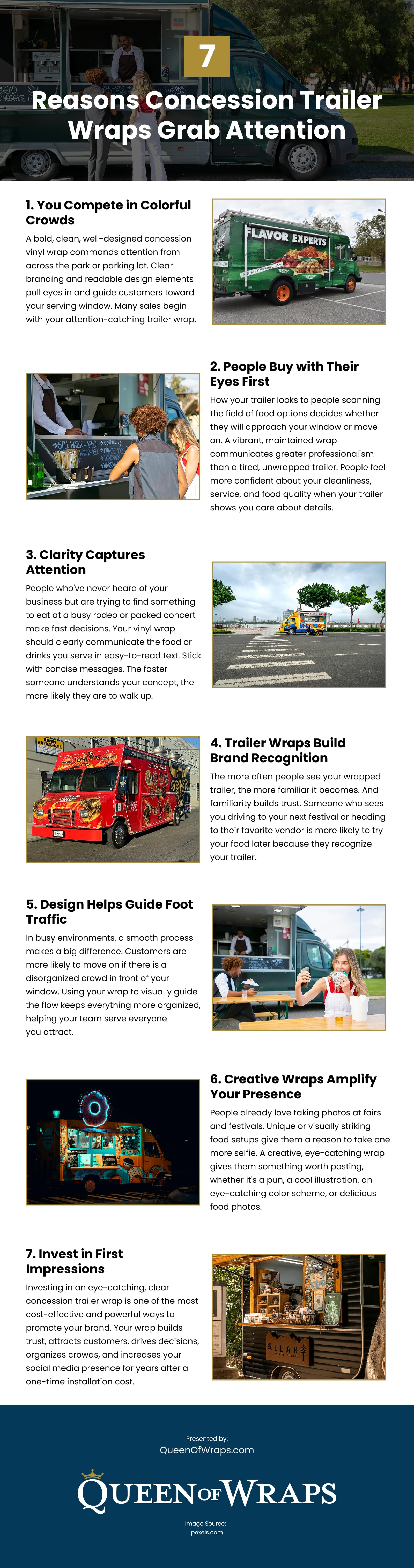 7 Reasons Concession Trailer Wraps Grab Attention Infographic