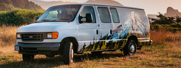 Commercial van wrap near me