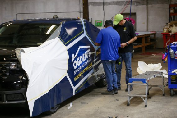 Vehicle Wrap Installation