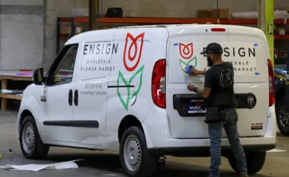 Ensign Custom Commercial Vehicle Wrap