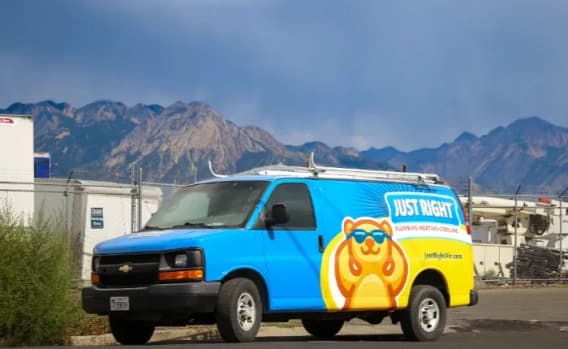 Just Right Air Commercial Vehicle Wrap