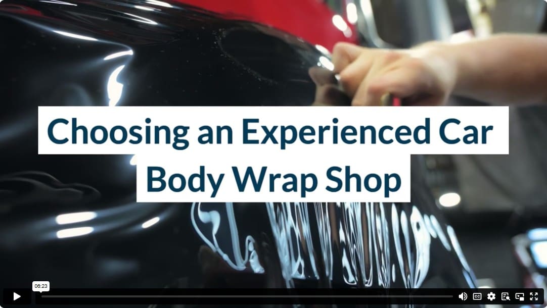 Choosing an Experienced Car Body Wrap Shop