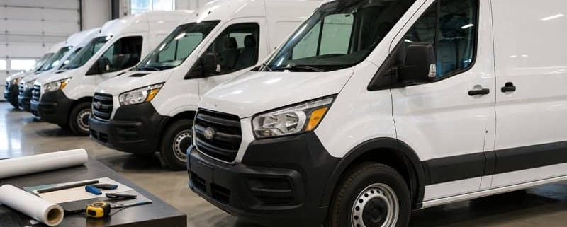 key questions to ask before hiring a commercial fleet wrap expert